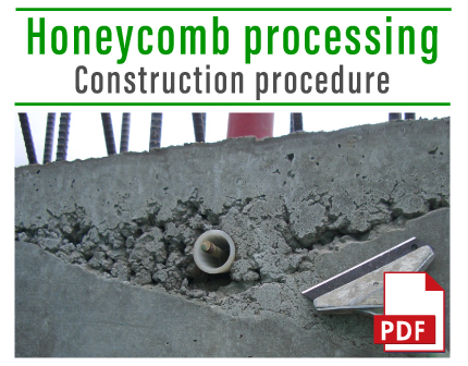 honeycomb processing Construction procedure